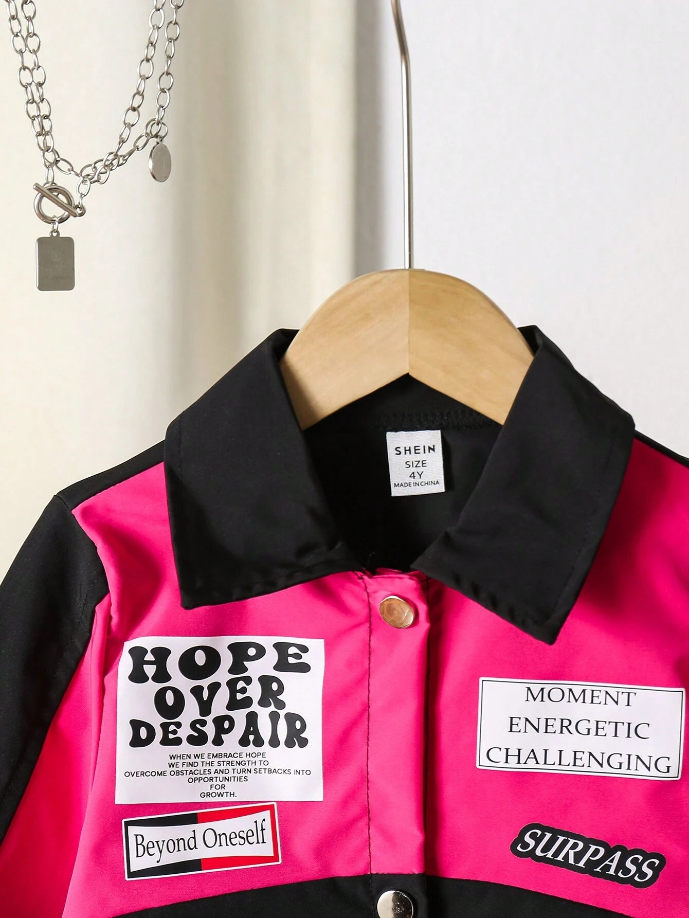 Motorcycle Graphic Letter Print Color Blocking Long Sleeve Crop Jacket Top + Stylish Faux Leather Mini Skirt