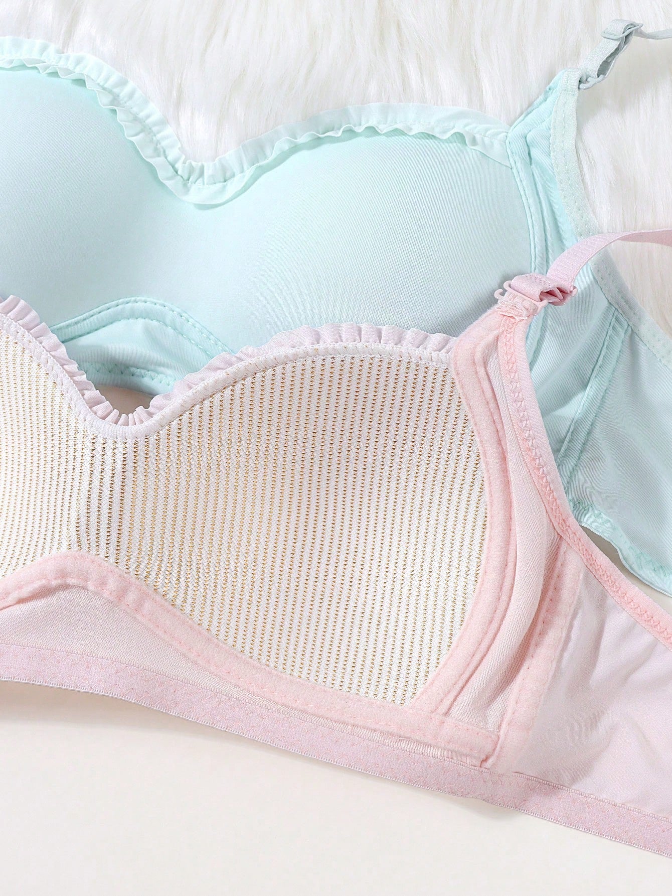 3PCS Girls Teenagers Laciness Bra