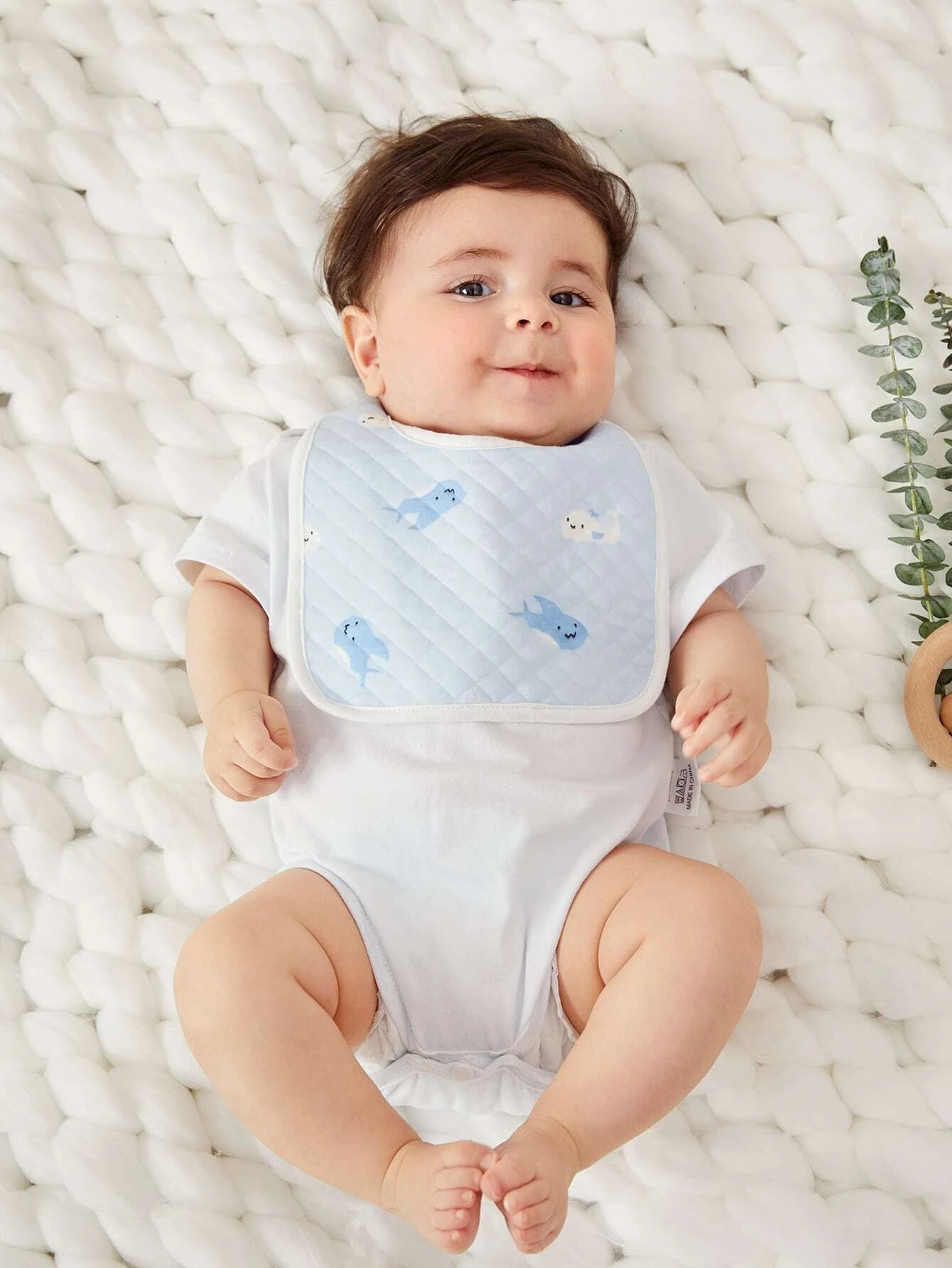 3pcs Baby Random Pattern Bib