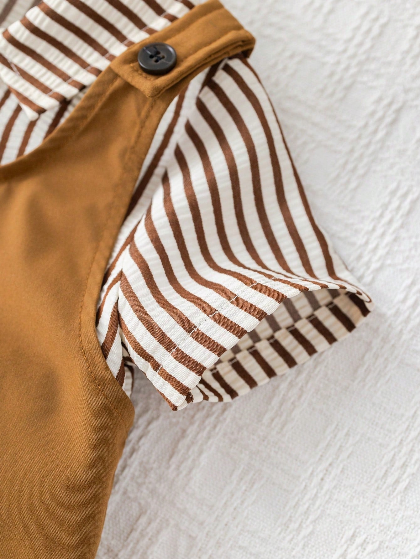 3pcs Baby Boy Polka Dot Striped Shirt and Shorts