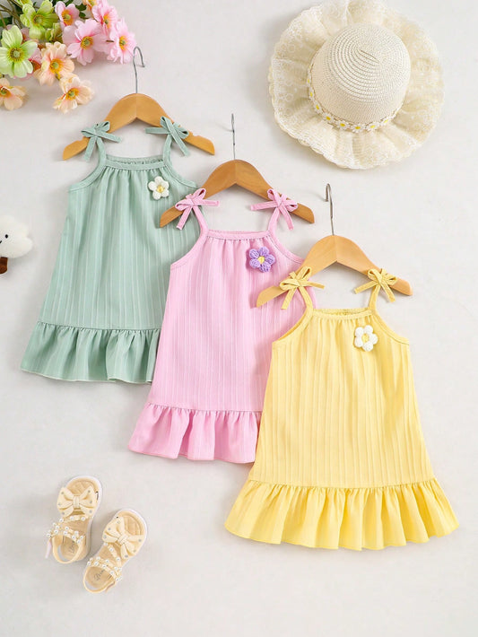Baby Girls' Casual Sleeveless Dress