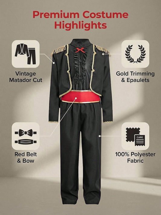Spanish Bullfighter & Flamenco Dancer Costume