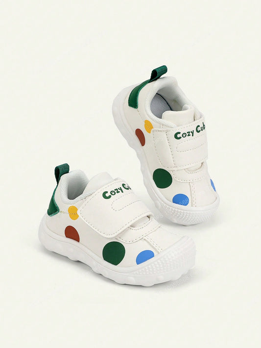 Polka Dots Multi-Color Matching Boys Soft Bottom Shoes