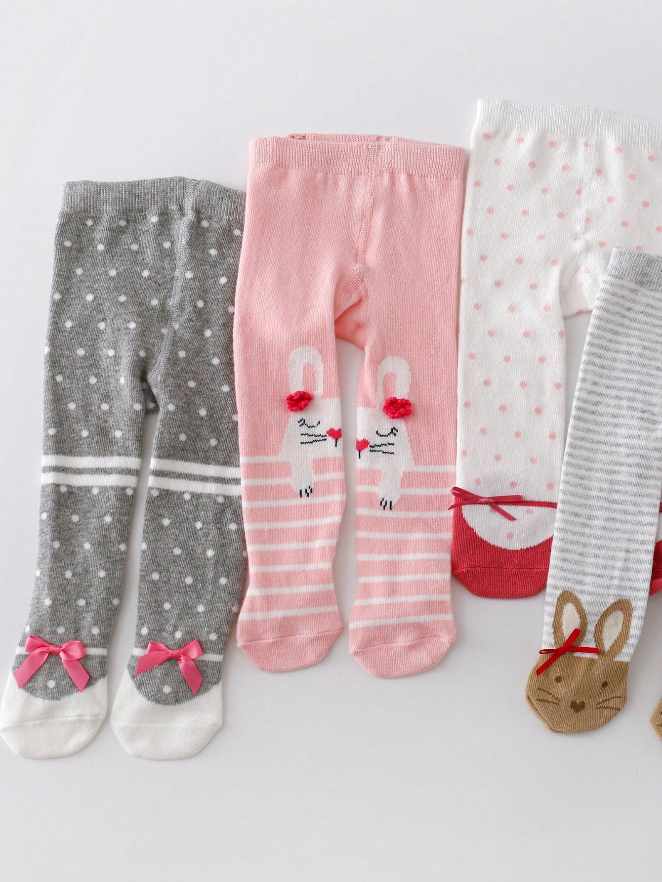4pcs Newborn Baby Girl Practical Versatile Tights
