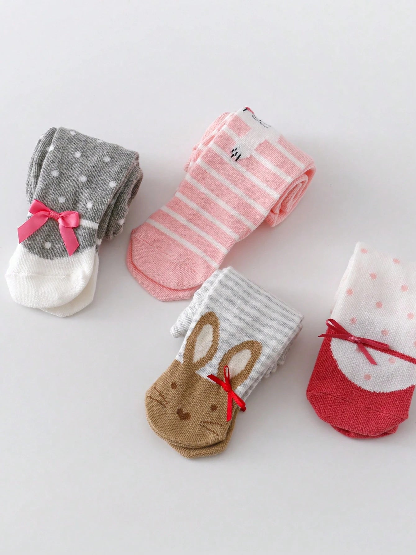 4pcs Newborn Baby Girl Practical Versatile Tights