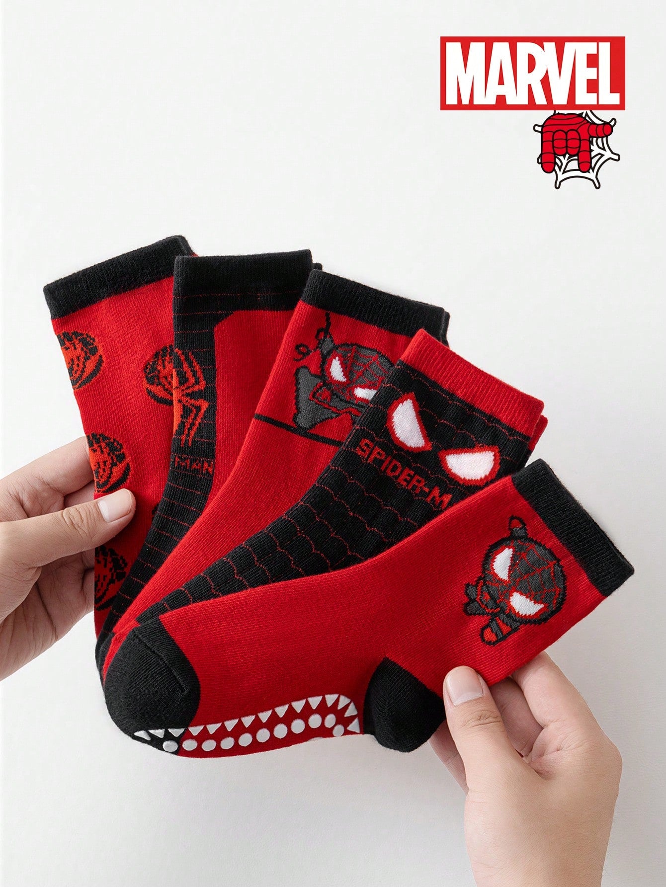 5 Pairs Of Themed Anti-Slip Gel Socks For Children, Including Girls