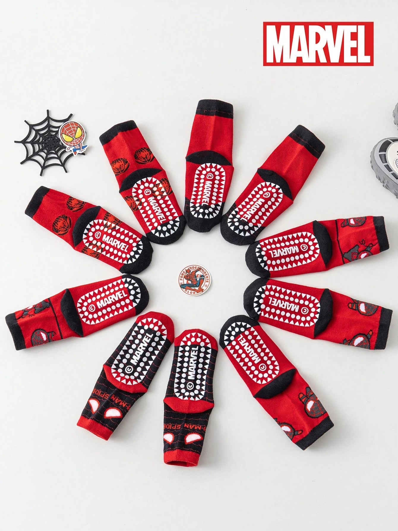 5 Pairs Of Themed Anti-Slip Gel Socks For Children, Including Girls