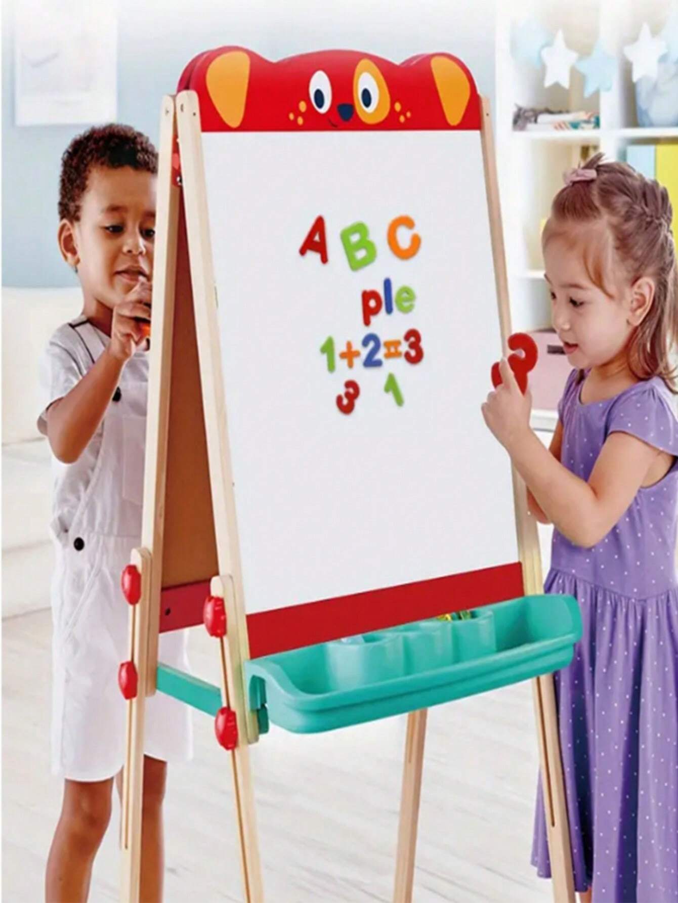 80pcs Magnetic Plastic Alphabet & Number Fridge Magnets Multicolor 80Pcs