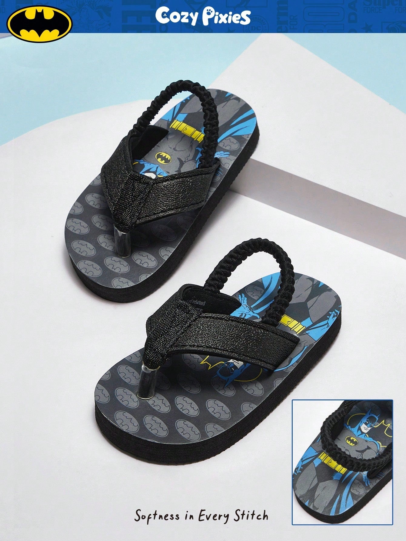 BATMAN X Cozy Pixies 1 Pair Summer Casual Sandals