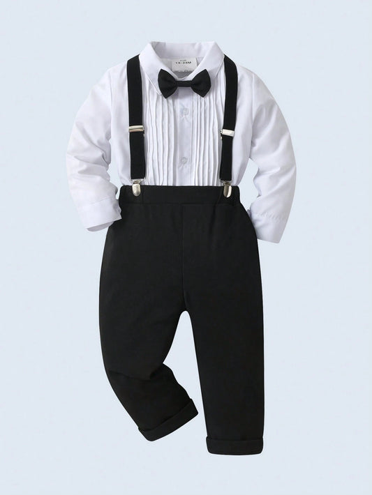 BOARNSEORL 2pcs Baby Boys Gentleman Outfit Set