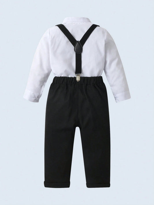 BOARNSEORL 2pcs Baby Boys Gentleman Outfit Set