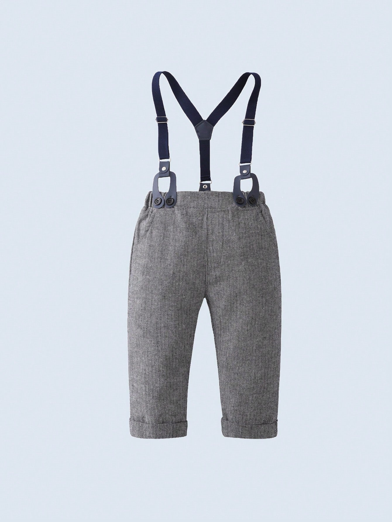 Baby Boys' Gentleman 3-Piece Set, Including White Collared Shirt With Bow Tie