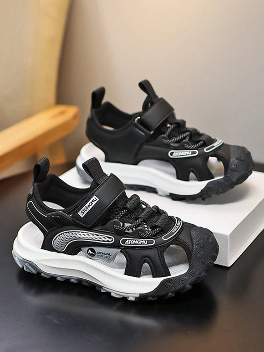 Boys' Outdoor Style Sandals With Anti-Slip, Wear-Resistant Sole 36