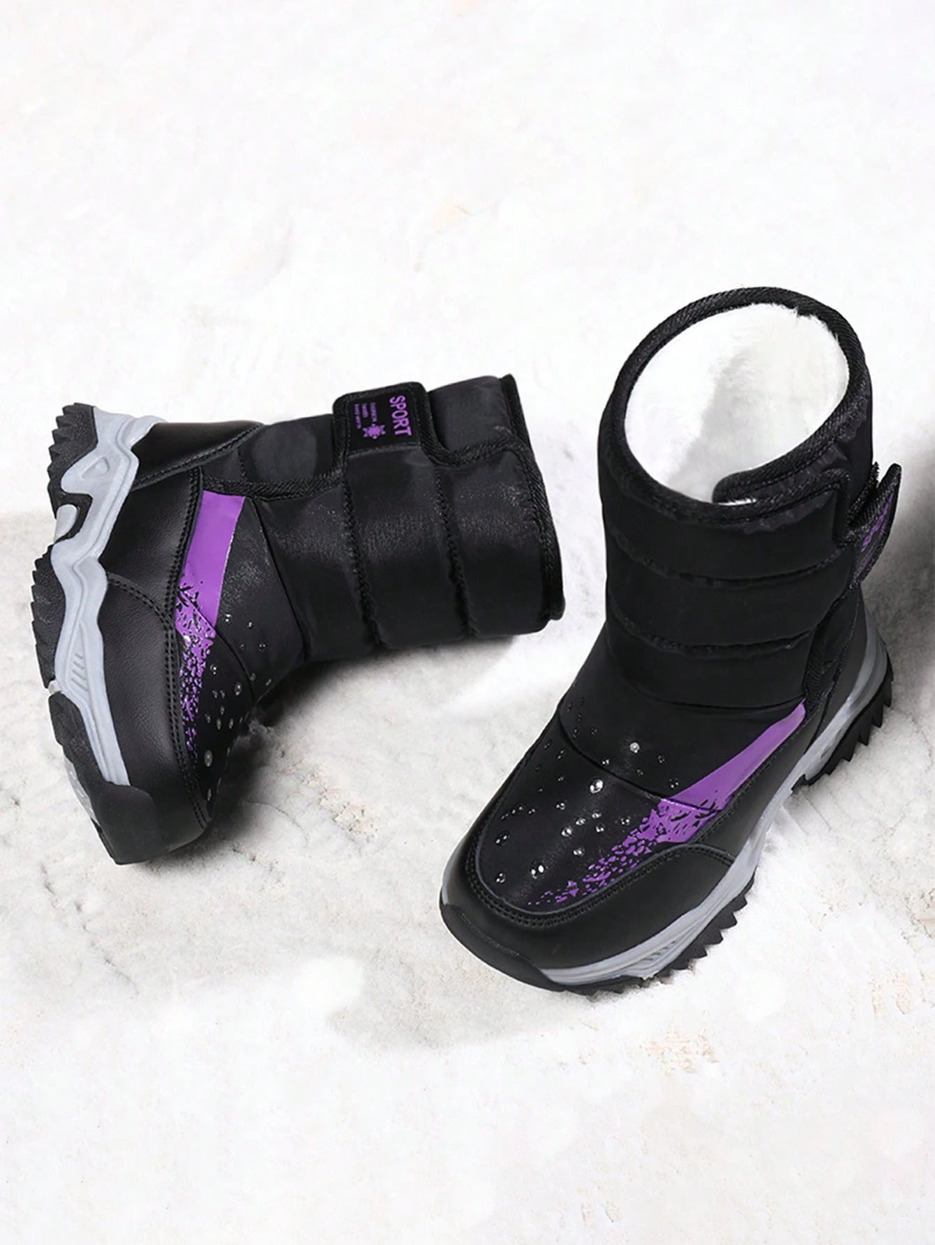 Child's Warm Padded High Top Boots