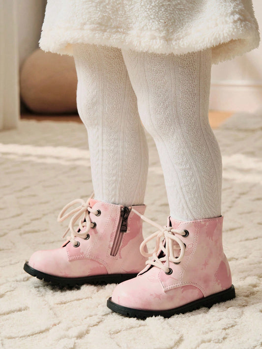 Fashion Cute Colorful Unicorn Print Comfortable Durable Flat Ankle Boots