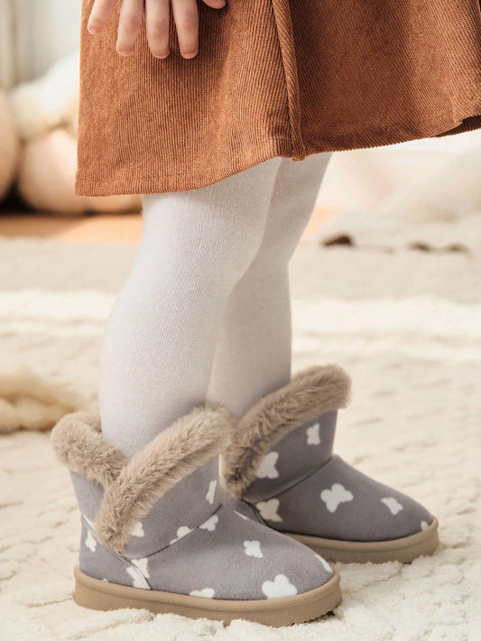 Cute Style Comfortable Fleece Lined Warm Casual Snow Boots