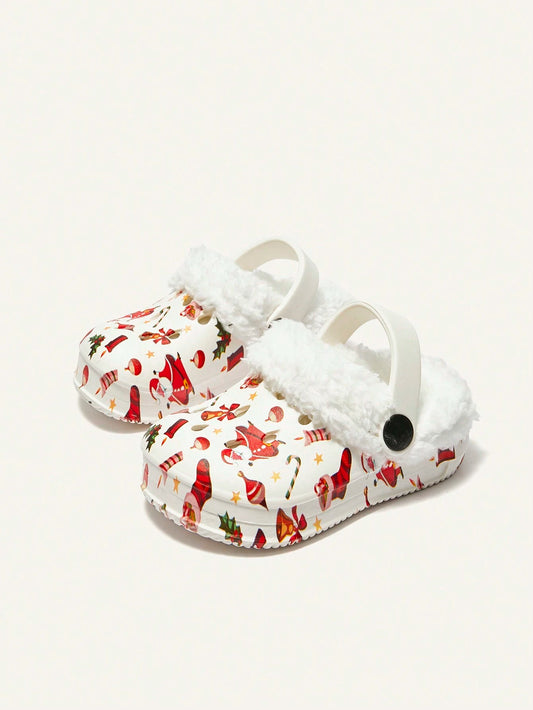 Cozy Pixies 1 Pair Cute Kids Cartoon Garden Pattern House Slippers