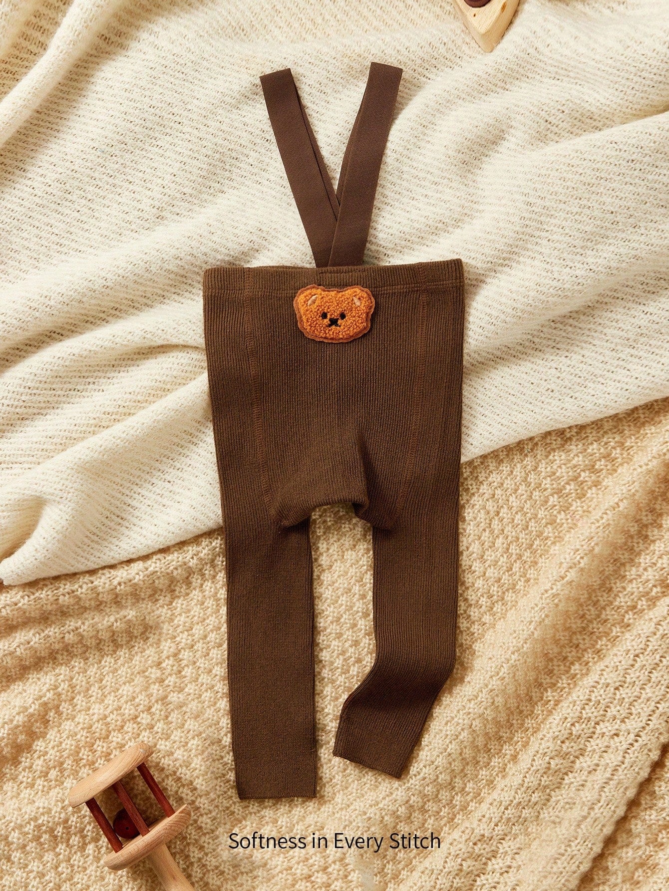 Cozy Pixies 1 Pack Of Baby And Children's Shoulder Straps Coffee Brown
