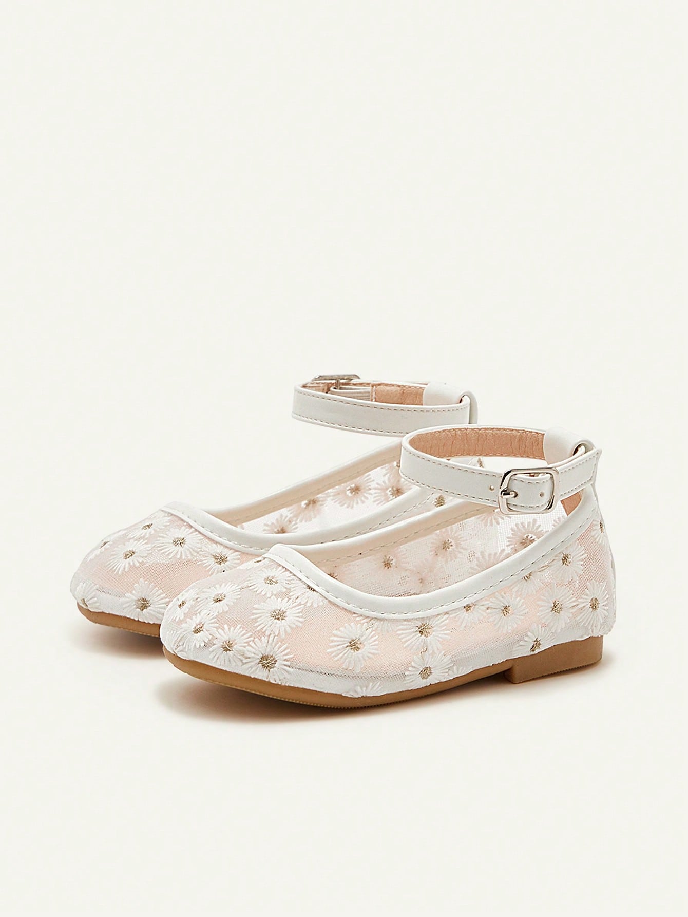 Cozy Pixies 1 Pair Spring/Summer Lace Cute Wedding Party Net Flat Princess Shoes For Girls