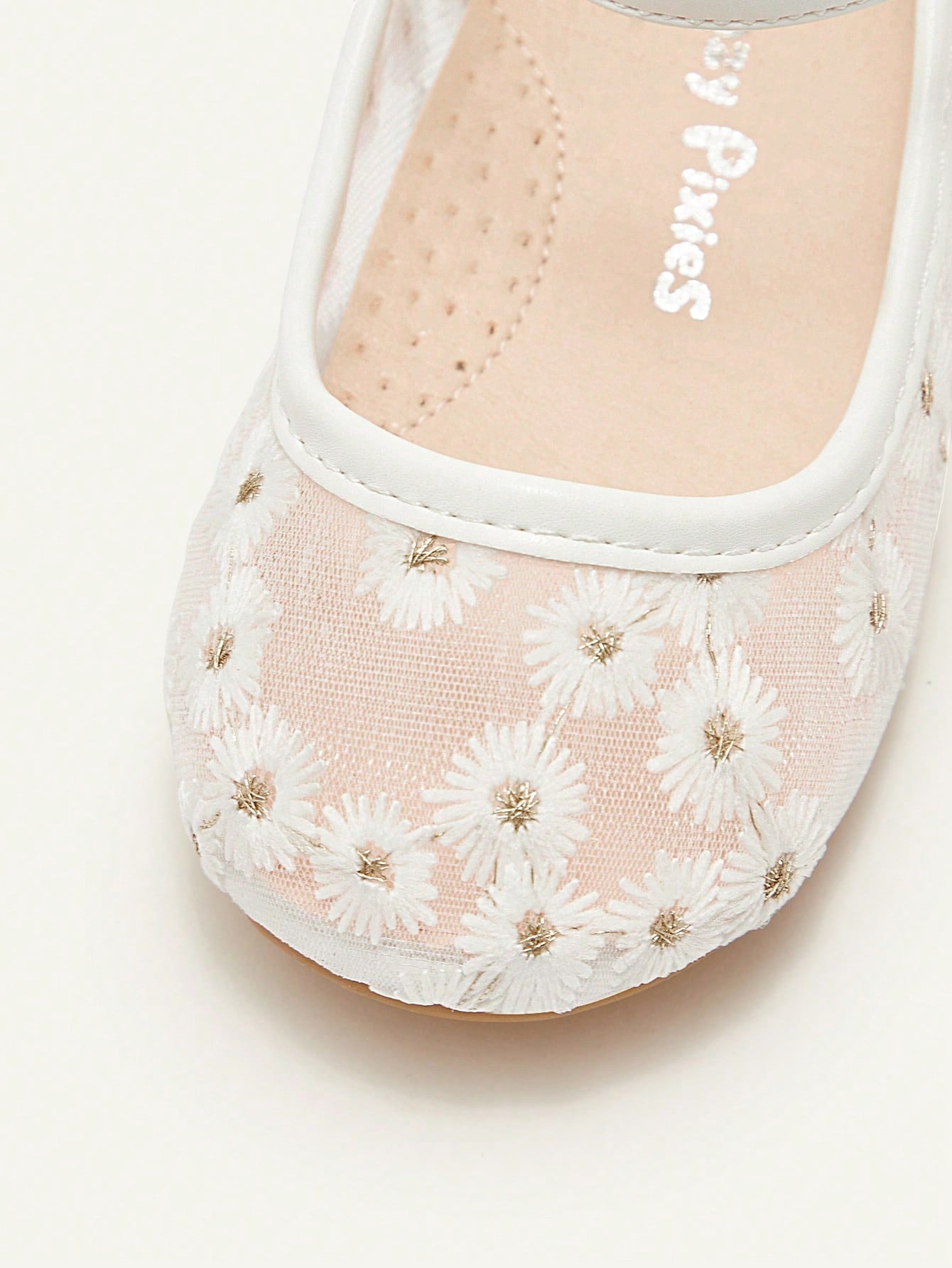Cozy Pixies 1 Pair Spring/Summer Lace Cute Wedding Party Net Flat Princess Shoes For Girls