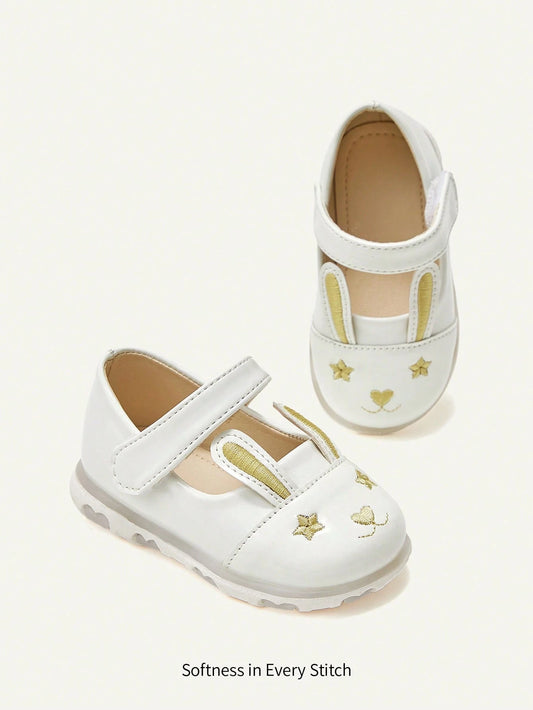 Cozy Pixies 1 Pair White Bunny Shoes