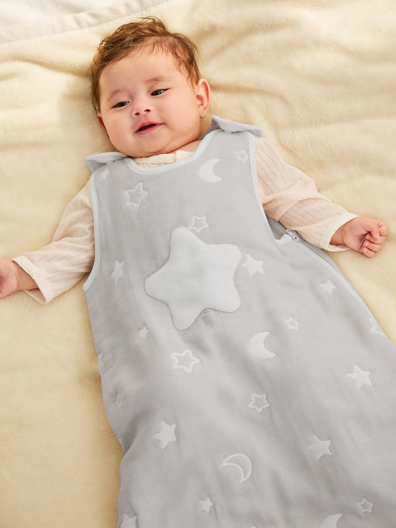 1 Piece Of Baby Star And Moon Pattern Sleeping Bag