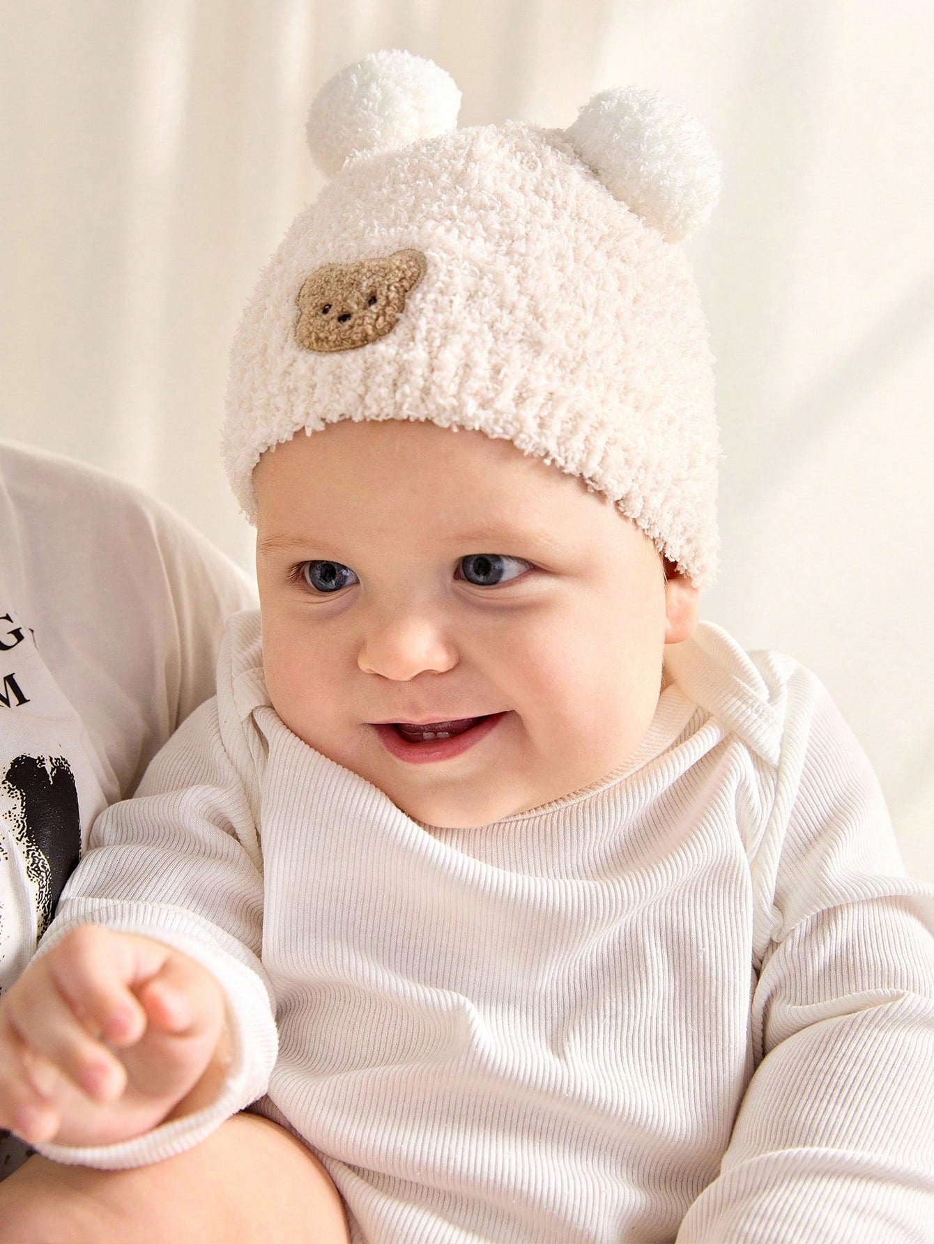 Cozy Pixies 1 Piece Of Pom-Pom Bear Baby Comfortable Hat