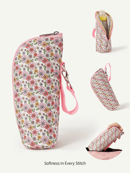 Cozy Pixies 1pc Nylon Insulated Milk Bottle Bag