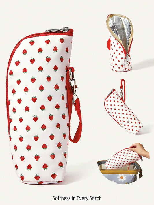 Cozy Pixies 1pc Nylon Insulated Milk Bottle Bag