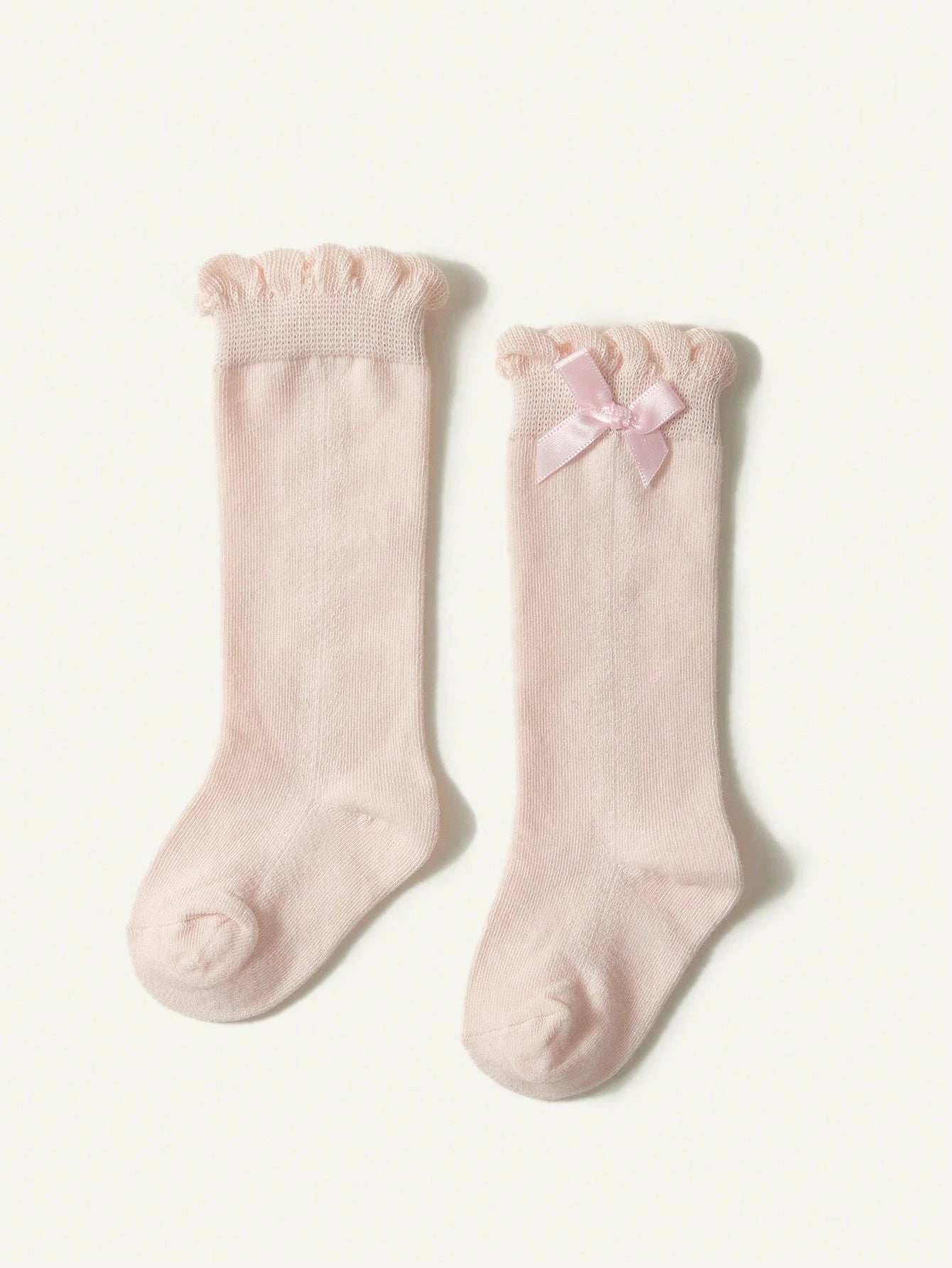 Cozy Pixies 2pairs/Set Adorable Floral Pattern Over Knee Socks With Bowknot