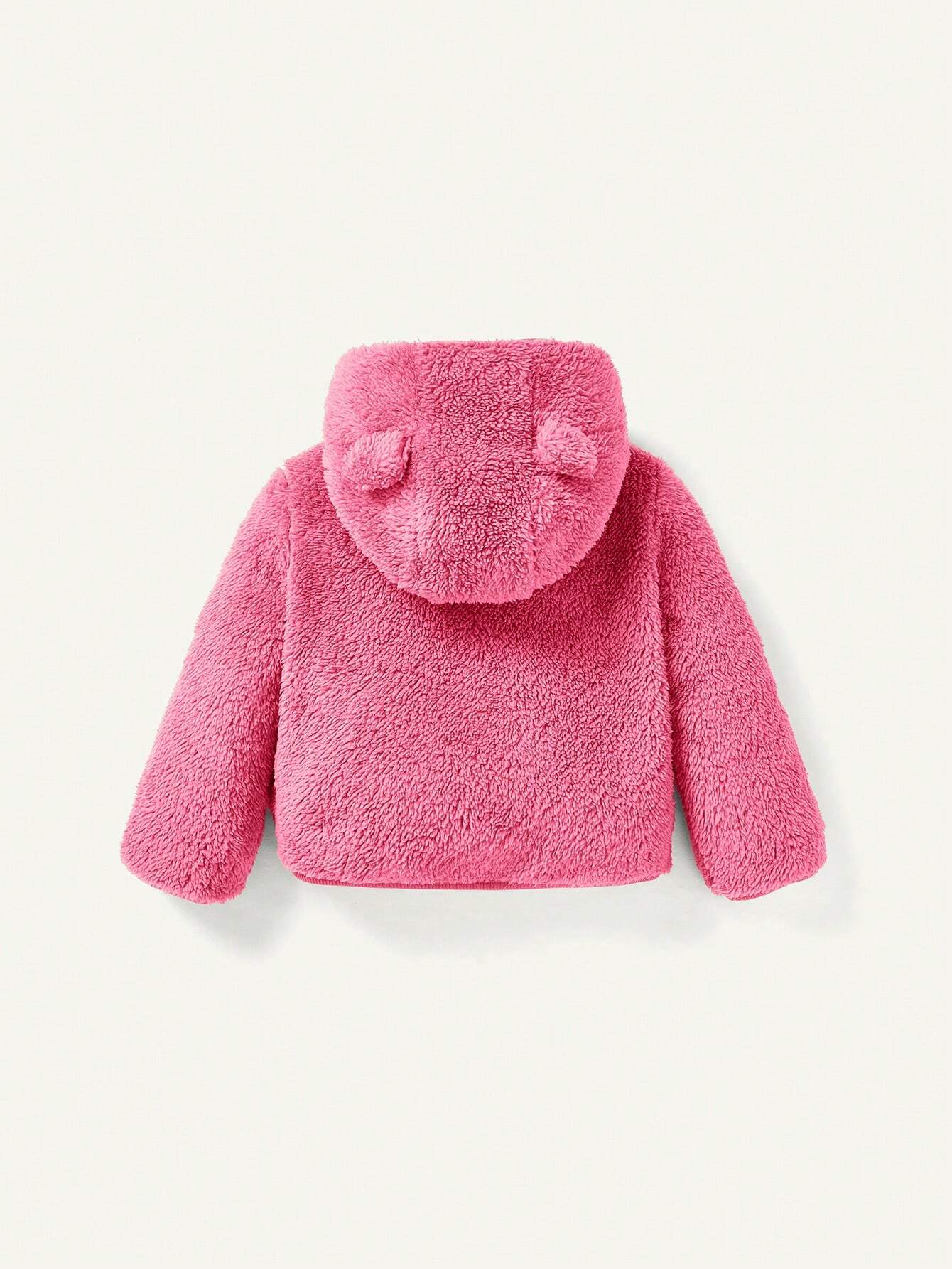Cozy Pixies 2pcs Baby Girl Hooded Fleece Jacket And Thick Pants Set