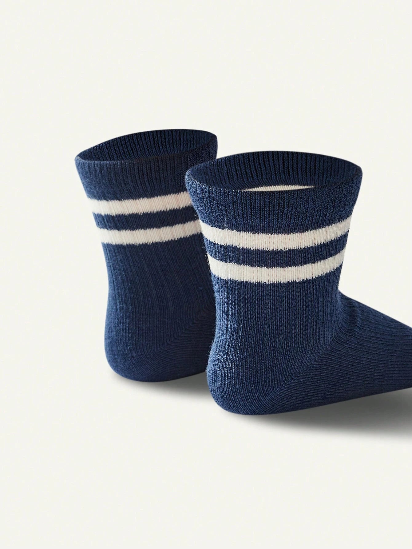 3 Pairs/Set Baby Boys/Girls Solid Color College Style Socks