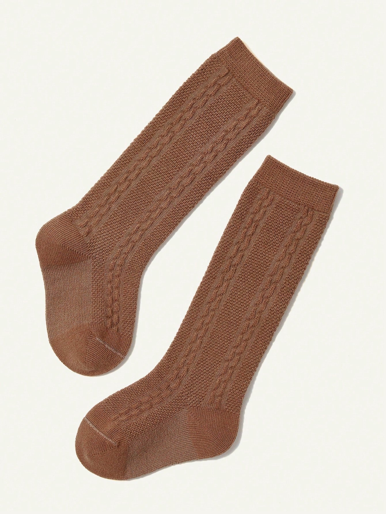 3 Pairs/Set Unisex Baby Solid Color Over-The-Knee Socks