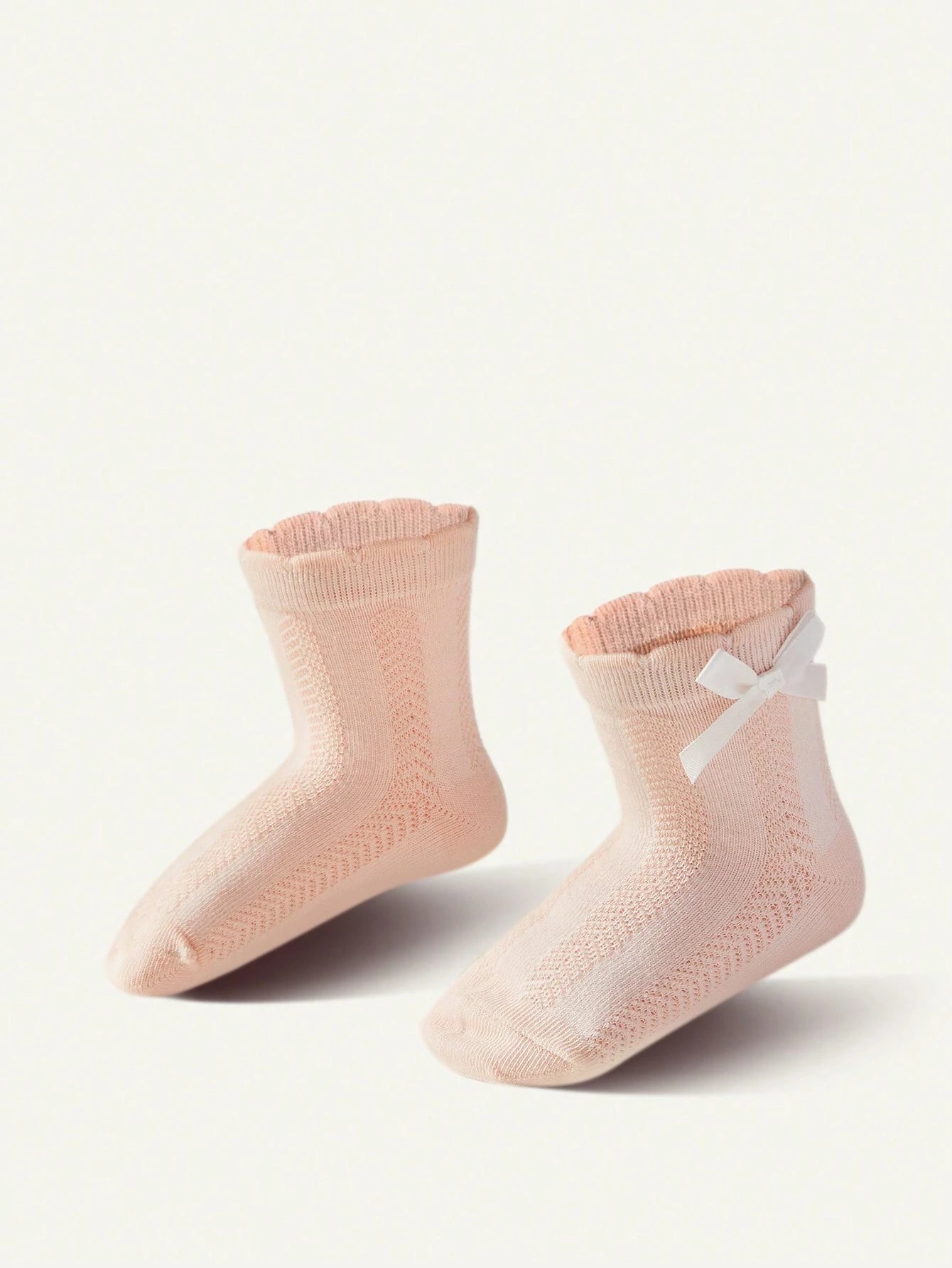 Cozy Pixies 3pairs/Pack Baby Girls' Bowknot & Floral Pattern Socks