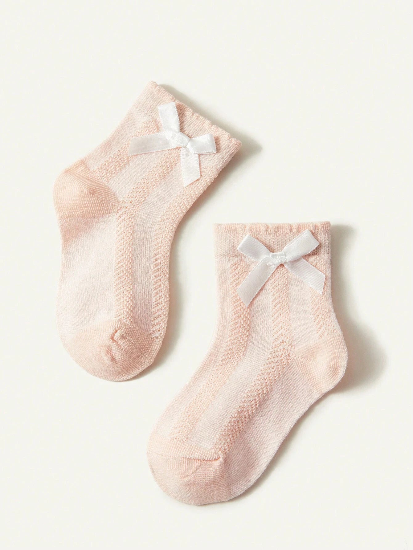 Cozy Pixies 3pairs/Pack Baby Girls' Bowknot & Floral Pattern Socks