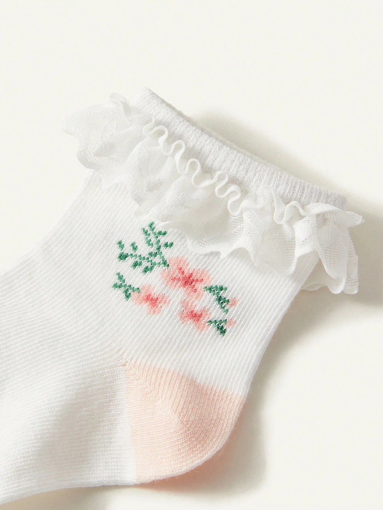 Cozy Pixies 3pairs/Pack Baby Girls' Bowknot & Floral Pattern Socks