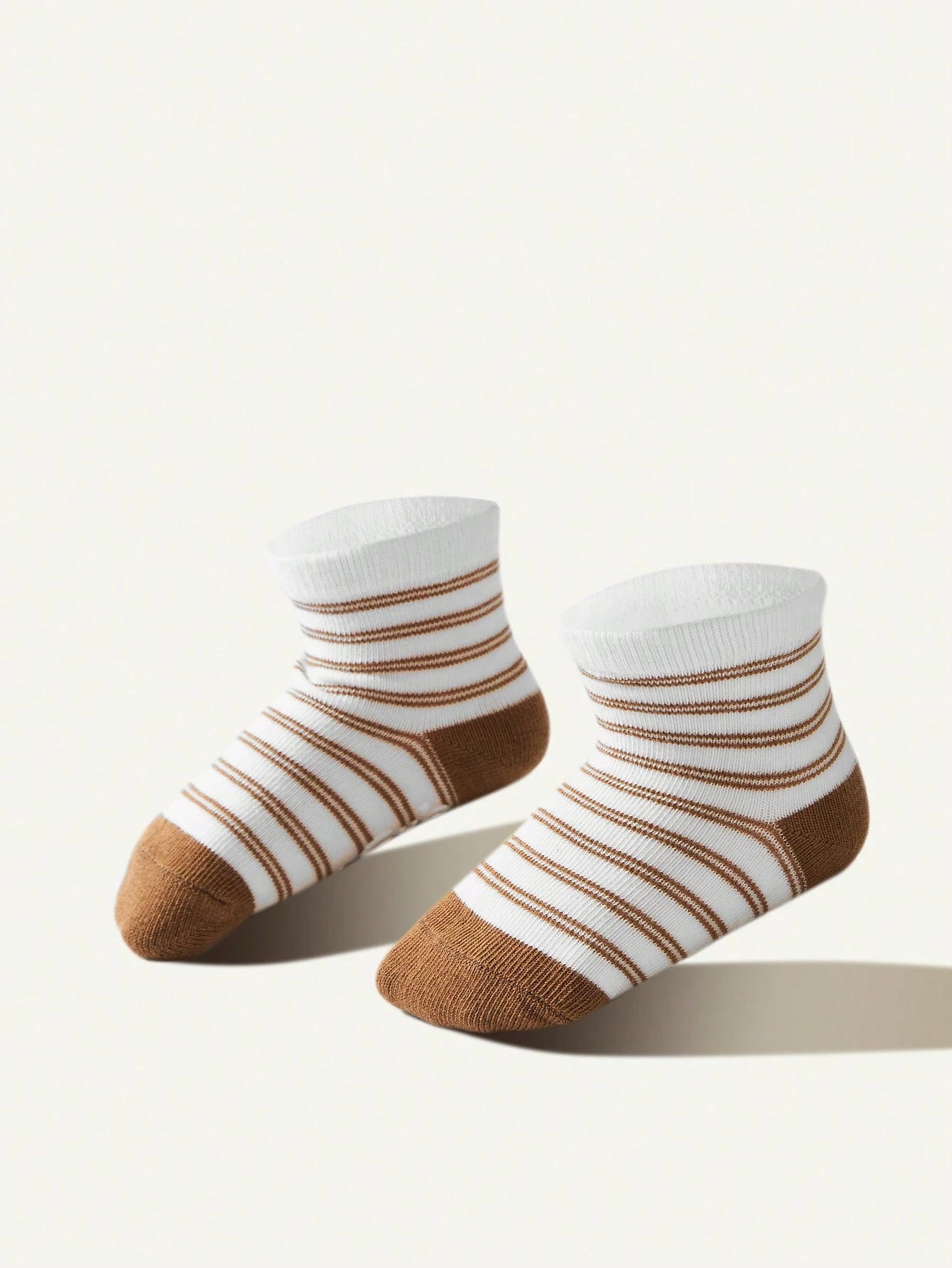 3pairs/Set Cute Bear Design Glue Dot Anti-Slip Baby Socks