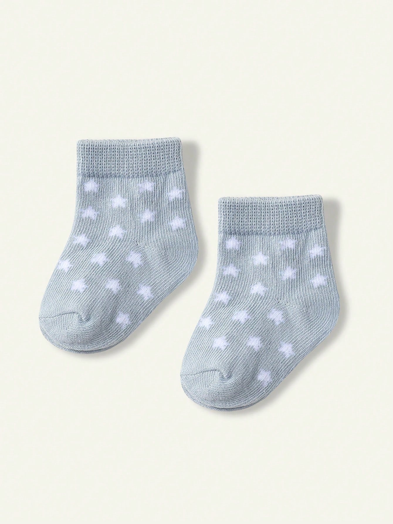 5 Pairs Baby Boys Starry Striped Pattern Socks