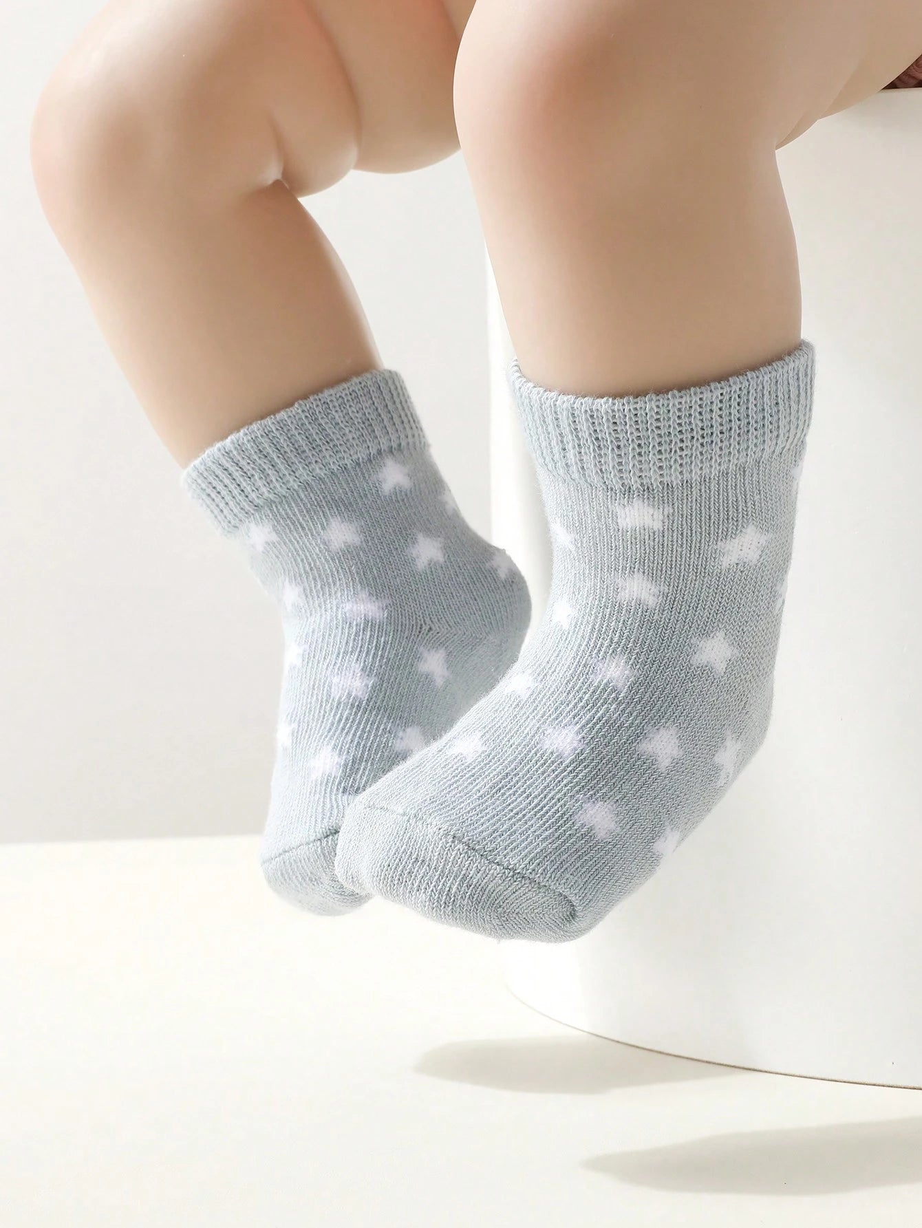 5 Pairs Baby Boys Starry Striped Pattern Socks