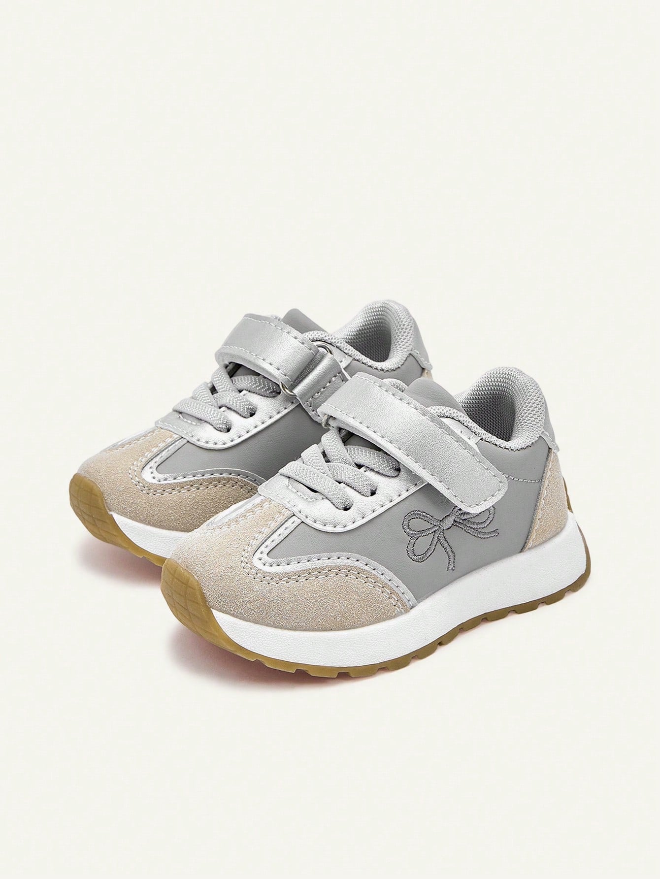 Four-Season Versatile Fun Cute Bow Flat Bottom Baby Sports Shoes
