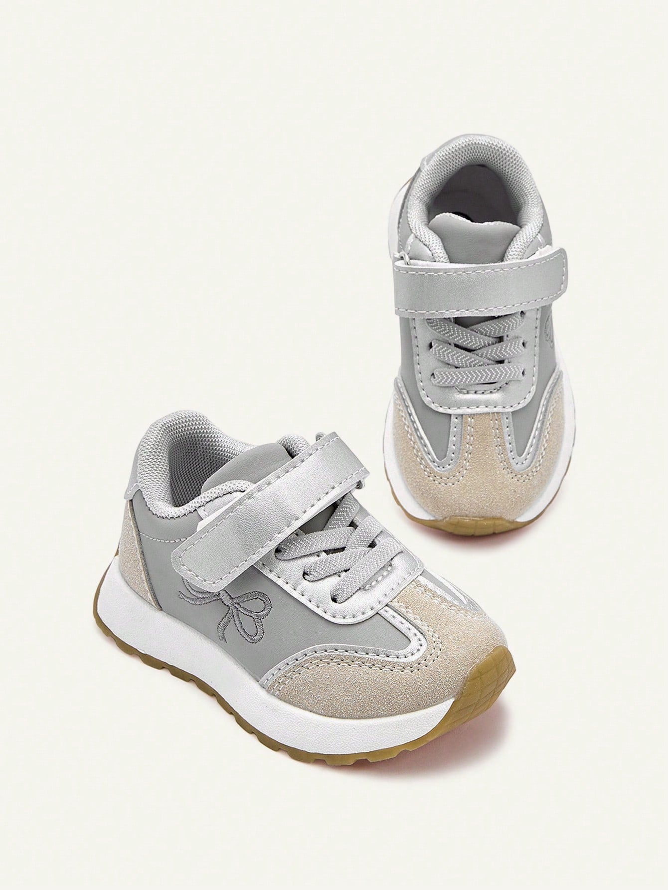 Four-Season Versatile Fun Cute Bow Flat Bottom Baby Sports Shoes