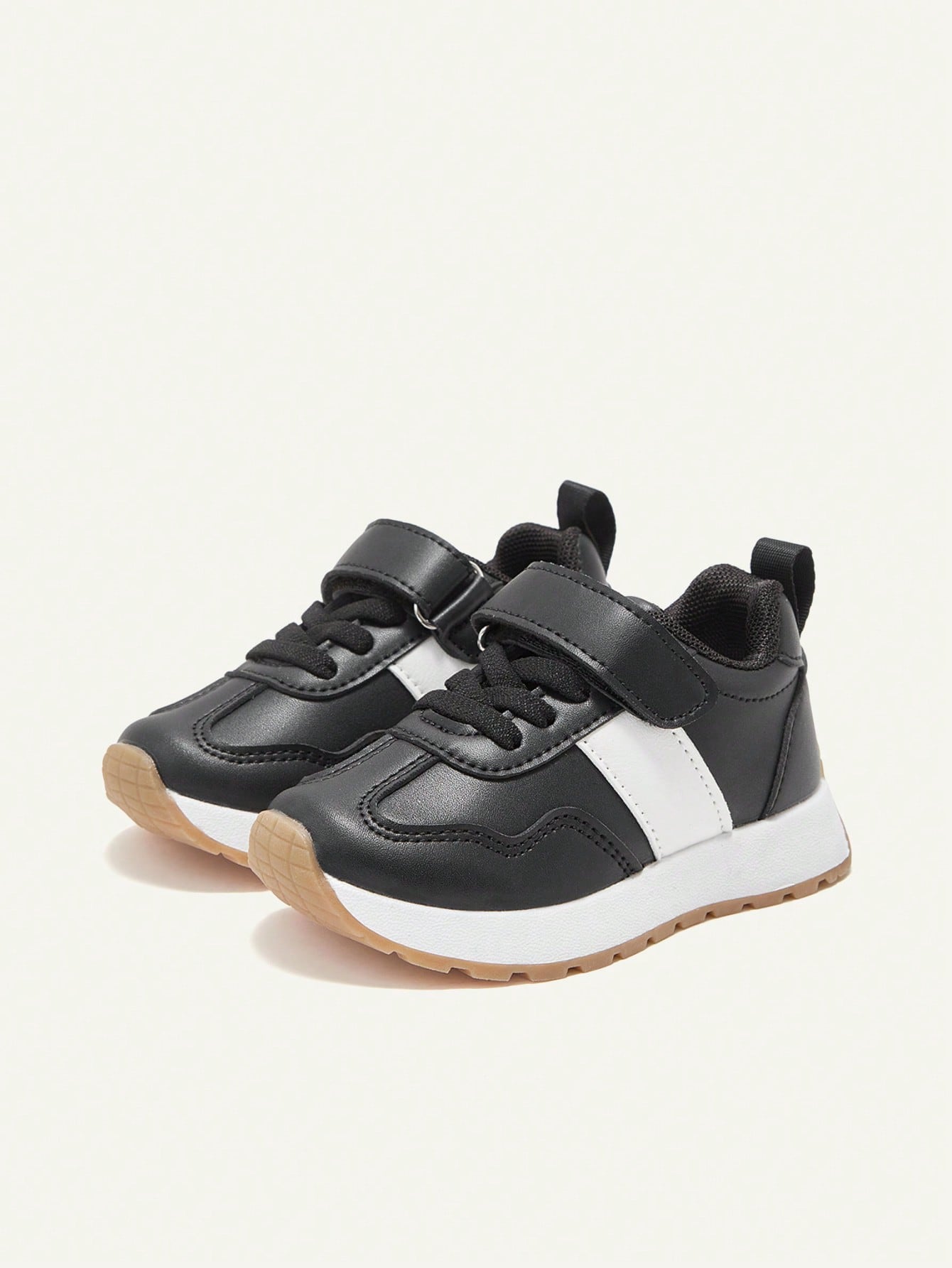 Contrasting Colors Boys Pastoral Soft Bottom Flat Bottom Baby Sports Shoes