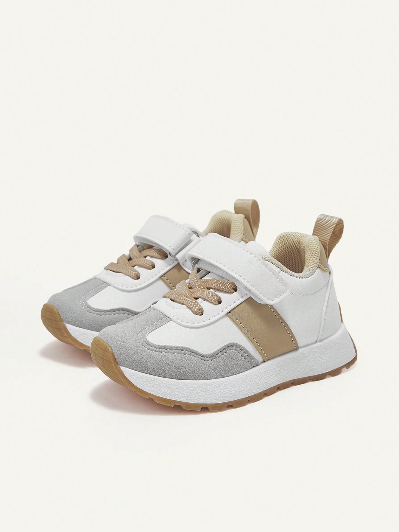 Contrasting Colors Boys Pastoral Soft Bottom Flat Bottom Baby Sports Shoes
