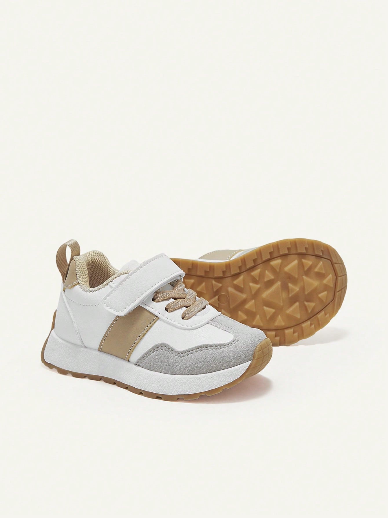 Contrasting Colors Boys Pastoral Soft Bottom Flat Bottom Baby Sports Shoes