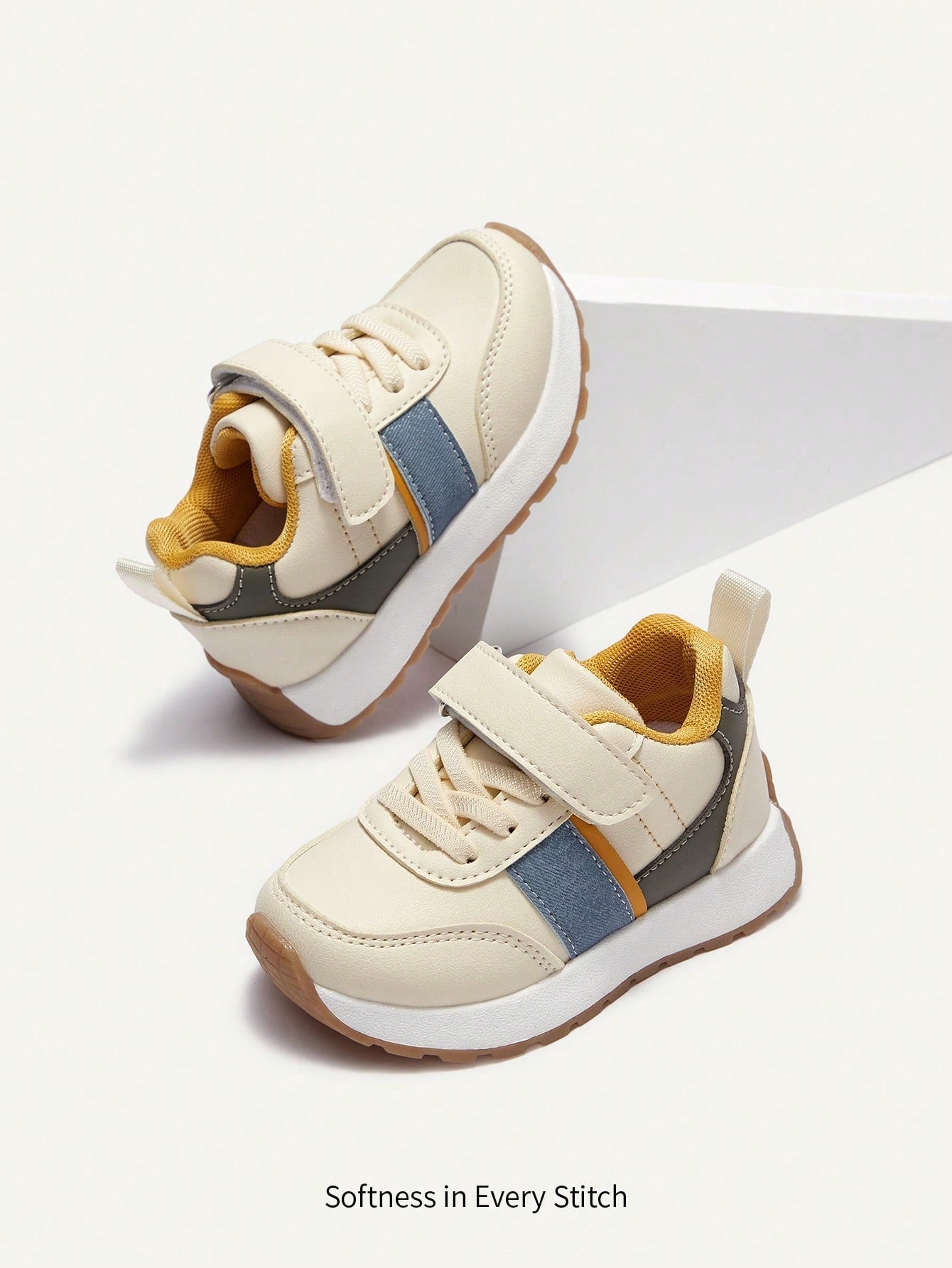 Multi-Color Matching Boys Soft Bottom Flat Bottom Baby Sports Shoes
