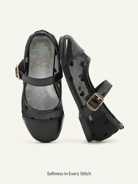 Lace Cute Black Love Versatile Elegant Flat Cute Princess Baby Flats