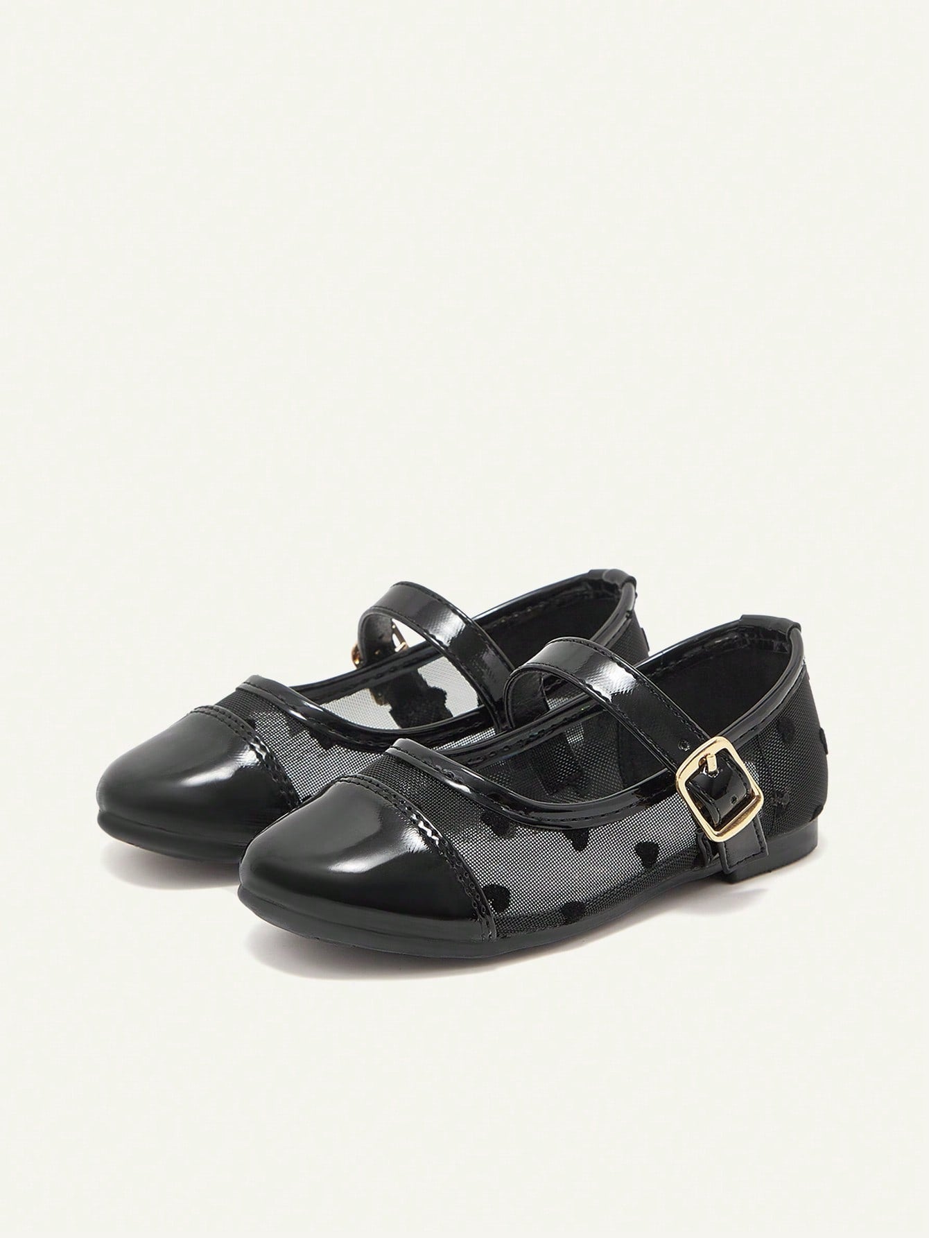 Lace Cute Black Love Versatile Elegant Flat Cute Princess Baby Flats