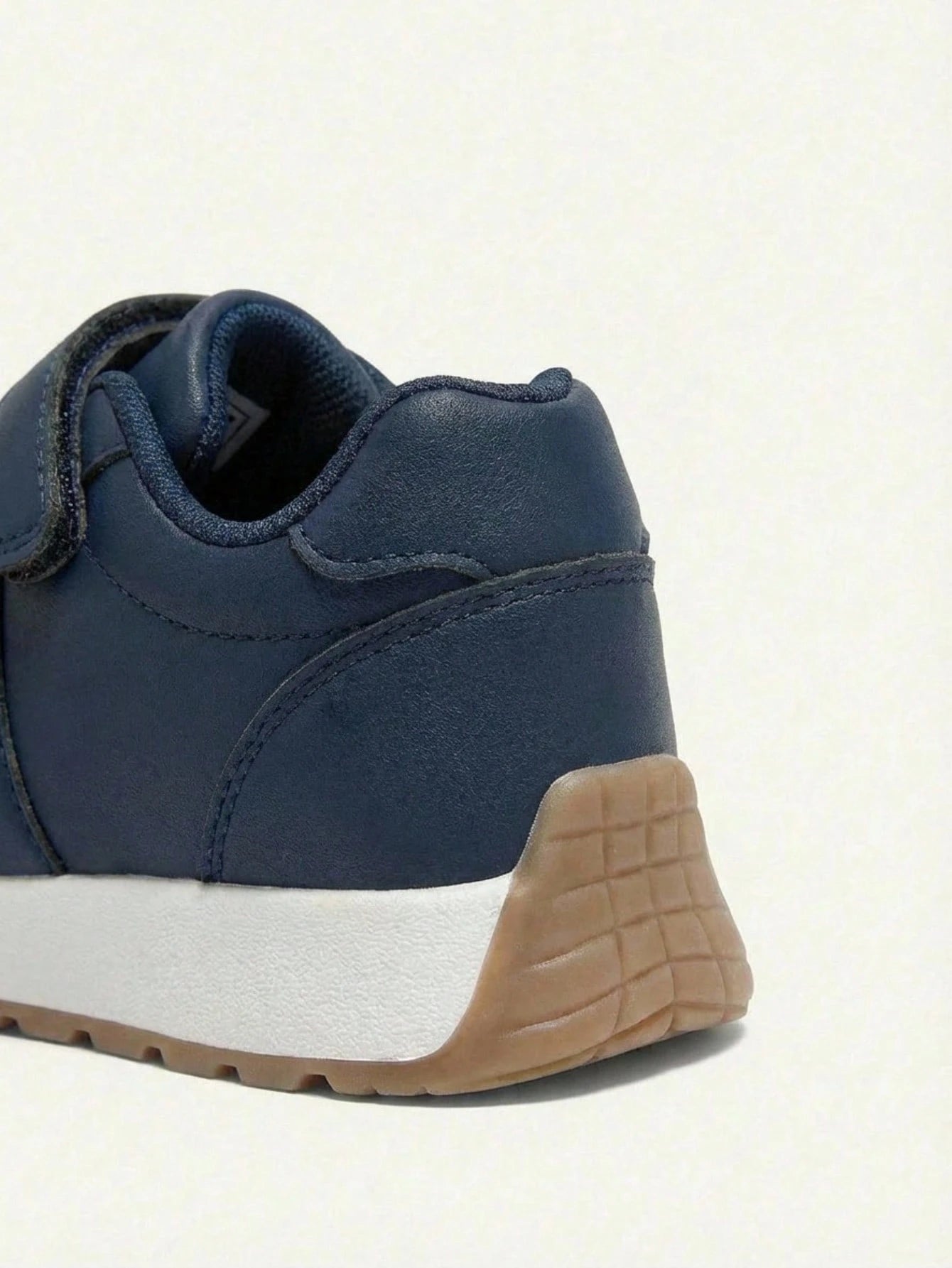 Dark Blue Boys Pastoral Soft Bottom Flat Bottom Baby Sneakers