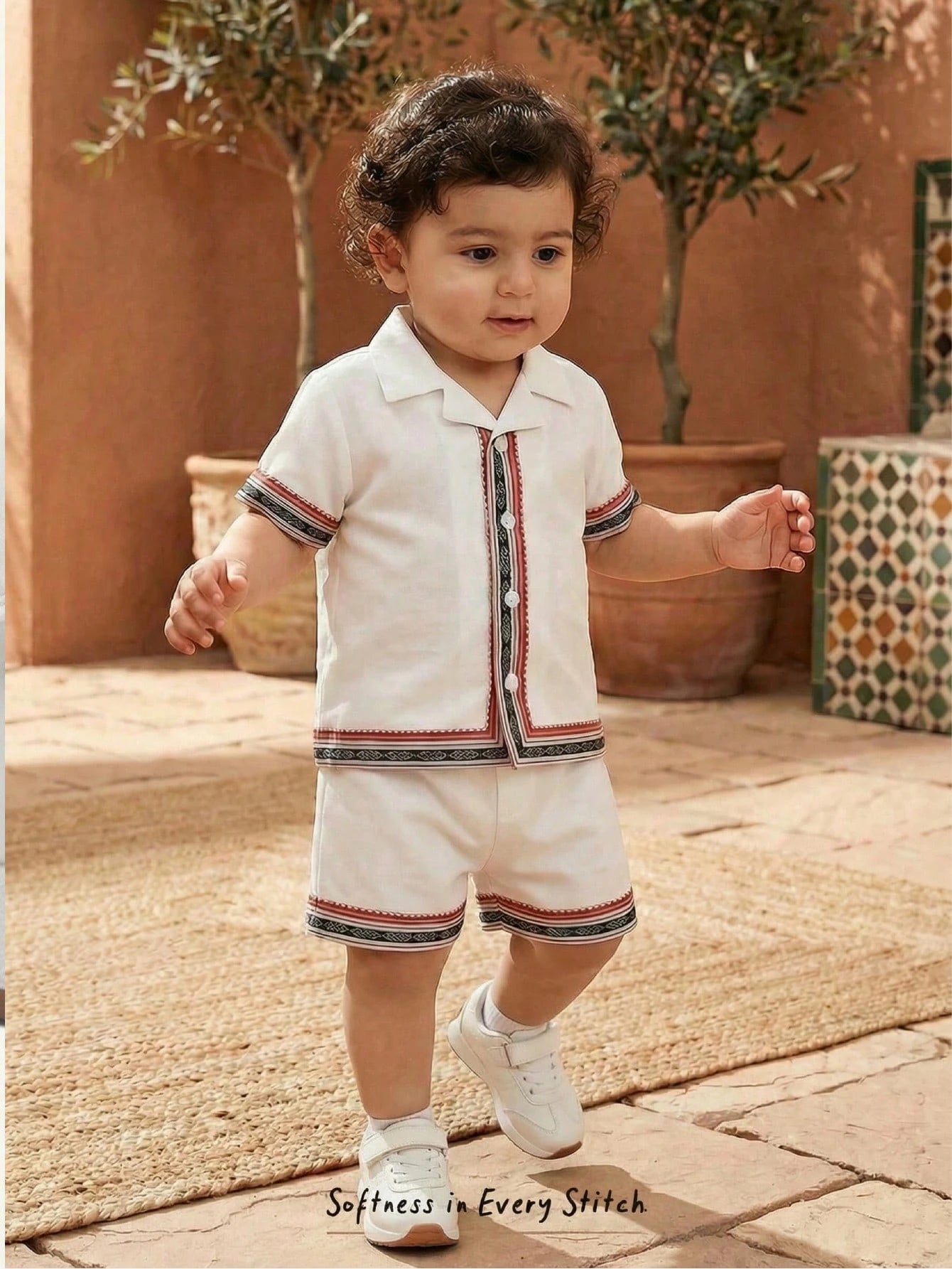 Boys Pastoral Soft Bottom Flat Bottom Baby Sports Shoes