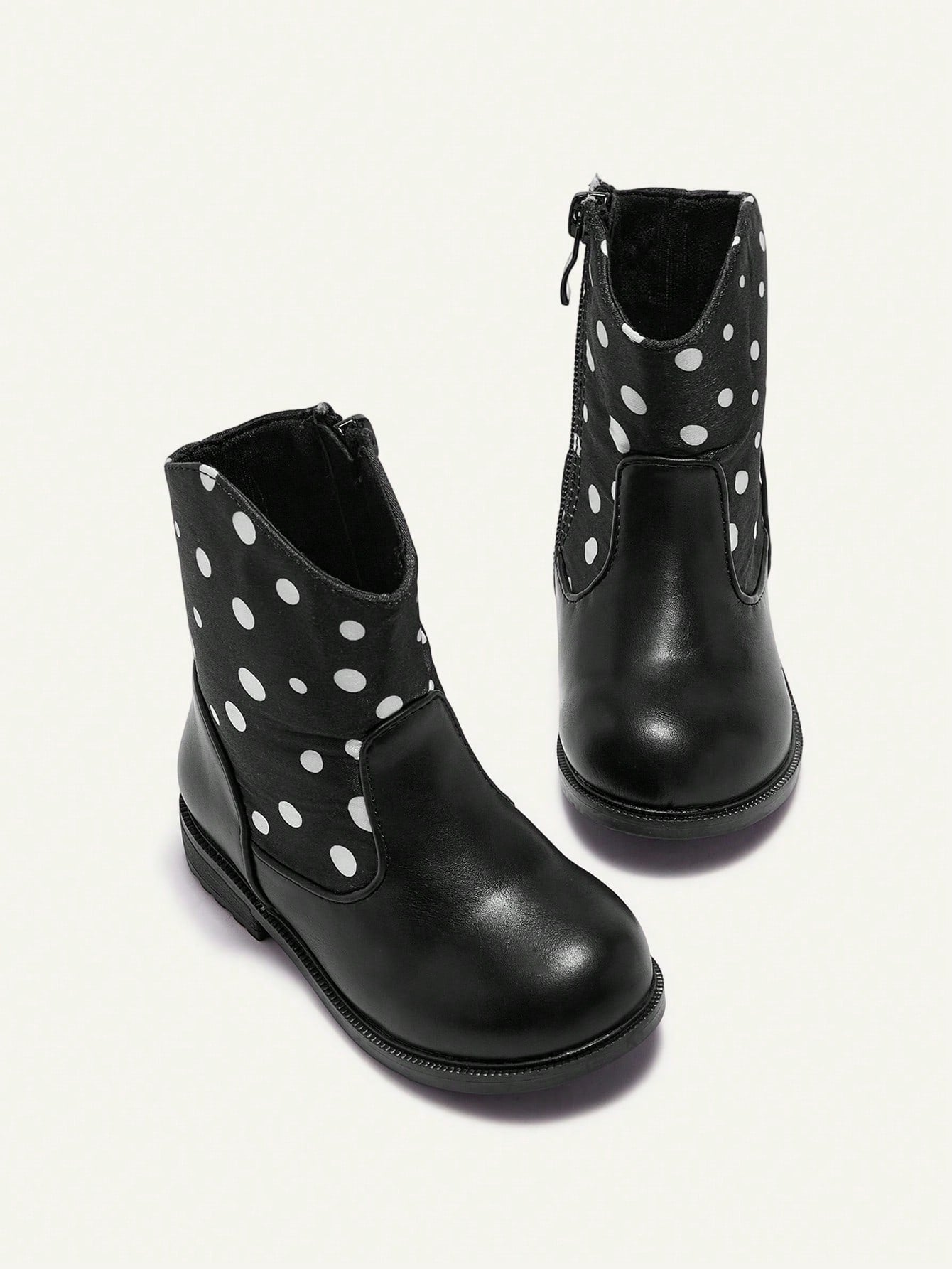 Polka Dot Fun Retro Baby Ankle Boots Western Cowboy Boots